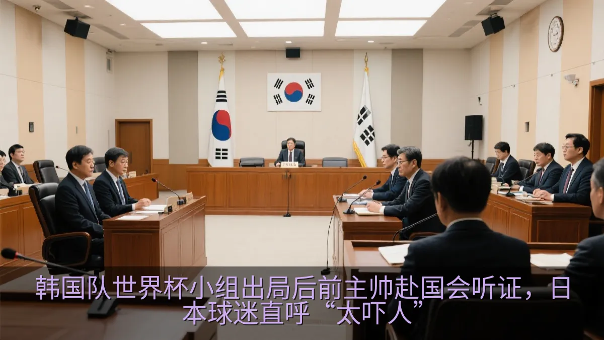 韩国队世界杯小组出局后前主帅赴国会听证，日本球迷直呼“太吓人”